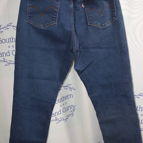 Levi's Mid-Rise Skinny Blue Jeans, Size 16 - Picture 9 of 10